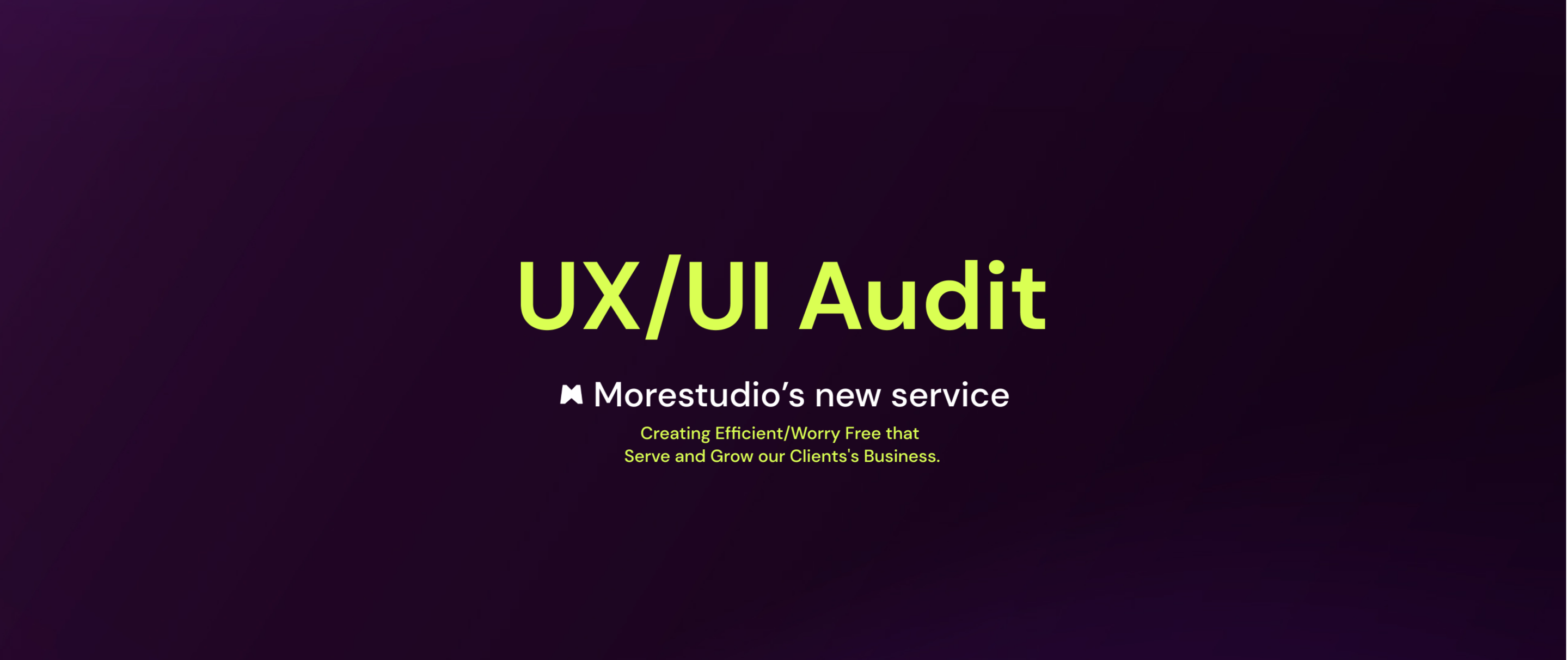 UX/UI design audit, Design audit services